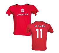 Generico Maglia Liverpool Personalizzata M. Salah 11 creata utilizzando Maglia Calcio Replica Autorizzata 2024 Taglie da Bambino Ragazzo (IT, età, 8 Anni, Regular, Rosso)