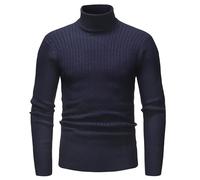 Generico Maglia Lupetto Uomo Caldo Manica Lunga, Maglione Uomo Casual Traspirante Maglie Funky Leggero Sweater Invernale Classico Senze Zip Perfetta per L'autunno E l'inverno