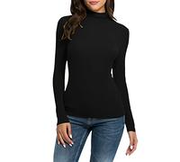 Generico Maglia Termica da Donna Maglietta a Maniche Lunghe con Collo Alto Traspirante Maglietta Intimo Canottiera Calda Pigiama Traspirante Abbigliamento Termico Inverno Abbigliamento Termico Donna