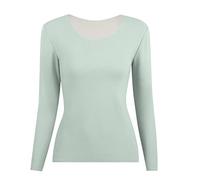 Generico Maglia Termica Donna Sportiva Felpa Donna Manica Lunga Abbigliamento Maglione Termiche Strato Base Intimo Top da Termico Running Maglione Invernale Girocollo Caldo Maglia Oversize Casual