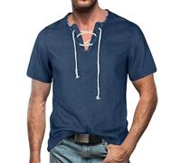 Generico Maglie Addio al Celibato Set Maglia 50 Anni Uomo Maglietta Rossa Uomo Maniche Lunghe Camicie Estive Uomo Lino Camicia Uomo Lino Estiva Camicia Militare Uomo Camouflage