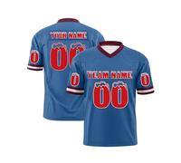 Generico Maglie Rugby Natalizie Personalizzabili, a Tema Natalizio con Nomi e Numeri, per Uomo e Donna, Magliette Sportive Traspiranti