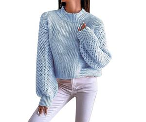 Generico Maglieria Ragno Donna Maglioni Pullover a Maniche Lunghe Casual da Donna Girocollo Oversize in Maglia a Costine 2023 Maglione Maglione Autunno Inverno Top Maglia Termica Collo lto