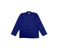 Generico Maglietta a Lupetto Invernale per Bambino, Cotone Interlock, Unisex, Vari Colori (Blu, 5 Anni)