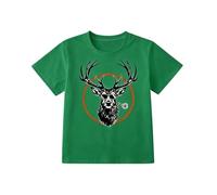 Generico Maglietta a Maniche Corte e Girocollo per Bambini e Bambine con Tema Oktoberfest, Simpatica Maglietta Bavarese. (Green, 12-13 Years)