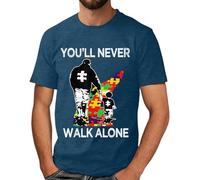 Generico Maglietta Bianca Uomo, Tshirt Uomo Estiva,Morbida per la Consapevolezza con Stampa Comoda da Indossare in Ogni Giornata Casual T-Shirt T Shirt Tee Shirts Camicia Tops