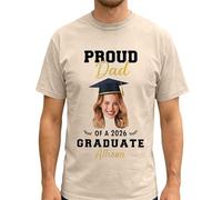 Generico Maglietta Commemorativa per il Traguardo di Laurea Capo Pratico e Stiloso per Festeggiare con Amici e Familiari nel Giorno della Consegnazione