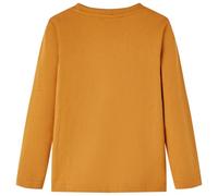 Generico Maglietta da Bambino a Maniche Lunghe Ocra Scuro 116,Giallo,0.19kg,12946