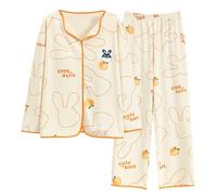 Generico Maglietta Natale Famiglia Set Length Top Wide Leg Pants Camice da Notte Sexy