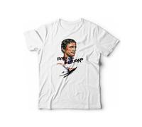 Generico Maglietta Rombo di Tuono T-Shirt Riva Uomo Manica Corta Calcio Bomber - 100% Cotone (XL, Bianco)