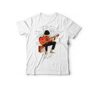 Generico Maglietta Toto Italiano Vero Tributo Musica Maestro T-Shirt Uomo mancica Corta - 100% Cotone (XL, Bianco)