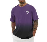 Generico Maglietta Uomo a Manica Corta in Cotone, Scollo Totondo, Tall Tee Lunga in Stile Casual Hip-Hop, Diversi Colori, Taglie S - 5XL Magliette Maniche Corte Uomo Stile Casual