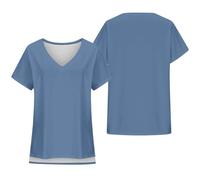 Generico Magliette Personalizzate per Uomo/Donna Progettare la Propria Camicia Aggiungi Testo/Immagine/Logo T-Shirt in Cotone Personalizzata con Foto Stampata Fronte/Retro