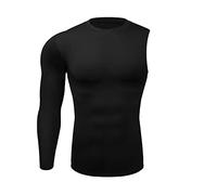 Generico Magliette Termiche da Uomo, Maglia Manica Lunga Uomo Elasticizzato Biancheria Termica a Maniche Lunghe Asciugatura Rapida Corsa Ciclismo Maglia Termica da Corsa per L'autunno E l'inverno