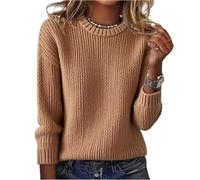 Generico Maglione Donna Invernale Dolcevita Donna Oversize Curvy Morbido Maglioncini Elegante Caldo Mohair Maglie Particolari Manica Lunga Cashmere Tops Collo Alto Sweater Abbigliamento 2#Cammello L