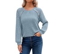Genérico Maglione Donna Inverno, Maglione Lavorato A Maglia Donna Manica Lunga Collo Basso Spessore Linea Spessa Maglioni Di Cashmere Basico Stile pigro Sportivi Sciolto Felpa Autunno Inverno