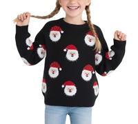 Generico Maglione Natale Bambino/Bambina, in Caldo e Morbido Tricot di Cotone, Lavabile in Lavatrice, Abbigliamento Bambino e Ragazzo/Bambina e Ragazza,Idea Regalo,Idee Natale 2025