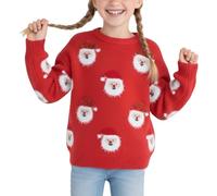 Generico Maglione Natale Bambino/Bambina, in Caldo e Morbido Tricot di Cotone, Lavabile in Lavatrice, Abbigliamento Bambino e Ragazzo/Bambina e Ragazza,Idea Regalo,Idee Natale 2025