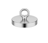 Generico Magnete da pesca al neodimio, terre rare con occhiello a foro svasato, compatibile for il recupero di oggetti nel lago(1P-D120WLW)