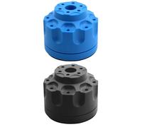 Generico Magnetic Bit Holder 14 Hole Rotating Storage Stand, Screwdriver Drill Holder for Adults Men Technician Electrician, Quiet Rotating Bit Organizer for Home Apartment Garage Dorm Shelf Tools