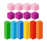 Generico Magnetic Blocks - 3.3 Cm Magnetic Blocks 32 Pieces | Māgnetic Building, Colorful STEM Learning Cubes - Educational Building Girls Playroom, School, Birthday Party, Holiday T