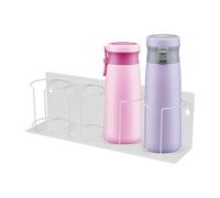 Generico Magnetic Cup Holder - Magnet Fridge Holder, Wall Mount Rack | Drink Storage Organizer, Kitchen Appliance Accessory, Apartment Office Refrigerator Holders For Cups Mugs Bottles