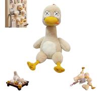 Generico Magnetic Detachable Duck Plush, 8.66 Inch Soft Stuffed Duck with Removable Limbs, Stress-Relieving Stuffy Ducks Plush, for Adults Teens (Without knife)