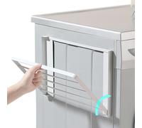 Generico Magnetic Fridge shelf- 41x25cm Foldable Wall Mounted shelfBracket, Iron Heavy Duty Storage Shelf, Rustic Space Saving shelfwith Strong Load Capacity | Fridge Magnet shelffor Kitchen Bathroom