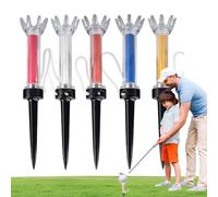 Generico Magnetic Golf Tees - 360 Degree Magnet Tee, Unbreakable Practice Gear, Rope Connection Bounce Design, Indoor Training Accessory, Sports Equipment Category, Blue for Men Women