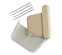 Generico Magnetic Needle Case, Sewing Knitting Pin, 2.95x2.17in Compact Needles Organizer, Strong Holder Storage, Travel Friendly Box for Home, Dorm, School, Girls, Boys, Daily Use