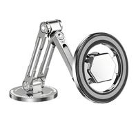 Generico Magnetic Phone Holder, Compact Foldable Adjustable Mobile Stand, Reliable Magnetic Phone Mount Car Accessories, For Dashboard Windshield Truck Sedan SUV RV Automotive Road Trip Home Gym