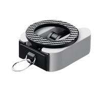 Generico Magnetic Phone Holder - Double Side Magnet Cell Phone Holder, Foldable Mobile Ṕhone Ĥolder | Attach To Metal Foldable Cradle Strong Hold For Live-Streaming Dashboard Airplane Travel Train