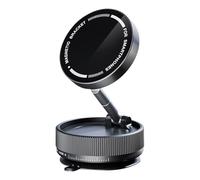 Generico Magnetic Phone Holder for Car - Portable Easy Use Smartphone Accessory, Hands Free Suction Cup Mount for Driving, Gym, Bedroom, Office, Desk, Kitchen, Travel 2.6x1.3 Inches