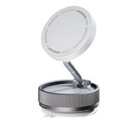 Generico Magnetic Phone Holder For Car - Vacuum Magnetic Phone Mount | Rotating Locking Phoñe Holder | Suitable For Rearview Mirror, Glass, And Screen, One-Step Locking