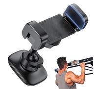 Generico Magnetic Phone Mount, Heavy Duty Phone Clamp with Strong Magnet Base, Gym Workout Cell Stand for Smartphones, Motorcycles, Tractor, Fitness and Training Use, 2.5-4.5 Inches