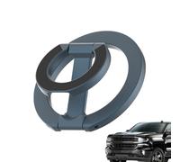 Generico Magnetic Phone Ring Holder | Two-Sided Magnet Ring Stand - 360 Degree Adjustable For Hand - For Car Dashboard Home Mirror Smartphone Mount