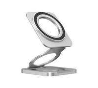 Generico Magnetic Phone Stand - Foldable Desk Phone Stand | 6.5cm Aluminum Alloy Bracket with 180 Degree Rotation, Anti Slip Grip Holder Mount for Gym Selfie Travel Truck