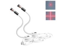 Generico Magnetic Position Quilting Light, Sewing Guide Light Red, Magnetic Sewing Machine Light with Adjustable DOT/Straight Line/Crosshair Projection, Fits all Machines (DOT+Cross)