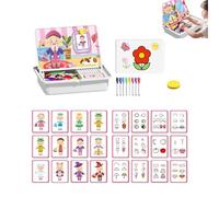 Generico Magnetic Puzzles Face Dress up Travel Game Double Side Preschool Educational Learning Toy for Kids, Portable Magnetic up Face Toy, for Toddlers 3-6 (Princess Dress Up Show)