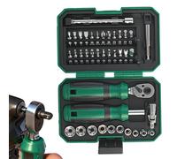 Generico Magnetic Ratchet - Wrench Set Combination Spanner Kit | Heavy Duty Maintenance Tool Set Steel Multi Size Repair for Home, Mechanics, Automotive, Workshop, Garage or Furniture Industry