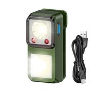 Generico Magnetic Rechargeable LED Flashlight With Clip Portable Lamp