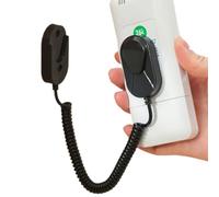 Generico Magnetic Remote Control Holder, TV Clicker Bracket with Spring Rope, 47.2 Inch Anti Lost & Retractable Cord, Controller Organizer for RV, Bedroom, Home, Wall Mount Storage Solution