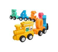 Generico Magnetic Train for Kids, Building Magnetic Number Train Toy, 150g Fine Motor Skills Booster for Parent-Child Interaction, Fun for Boys and Girls Aged 1-6 Years, 6.69x3.74x4.72 Inches