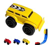 Generico Magnetic Wall Climbing Toy Car, Anti-Gravity Climber Toy for Kids, Puzzle Decompression Toys for Boys, Inertial Magnetic Levitation, Drive On Walls and Ceiling (Yellow)