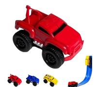 Generico Magnetic Wall Climbing Toy Car, Anti-Gravity Climber Toy for Kids, Puzzle Decompression Toys for Boys, Inertial Magnetic Levitation, Drive On Walls and Ceiling (Red)