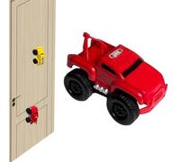 Generico Magnetic Wall Climbing Toy Car, Emboadlie Magnetic Anti Gravity Wall Climbing Car, Zero Gravity Car Toy Wall Climbing, That Drive On Walls and Ceiling (Red)