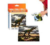 Generico Magnetici Per Bambini | Giocattolo Apprendimento Precoce Fantasia Dinosauro - Cubi Magnetici Da Assemblare - Per Bambini Scuola Asilo Compleanno Vacanza Regalo