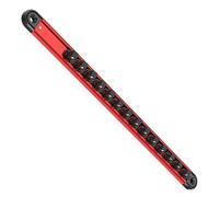 Genérico Magnetico Organizzatore Socket Rail, Cassetta degli attrezzi di immagazzinaggio magnetico, Supporto per strumento antiscivolo in lega di alluminio per impieghi gravosi