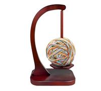 Generico Magnetischer Garnspinner aus Holz - Knäuelhalter zum Häkeln & Stricken | Drehbarer Garnhalter mit Pendel-Funktion, Handgemachtes Zubehör für Wolle & Kunsthandwerk Natur gleitlager