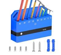 Generico Magnetischer Schraubenschlüssel Halter - Werkzeug Display Halter | Wandregal Für Schraubenschlüssel - Für Fahrrad Sechskantschlüssel Garage Werkstatt Reparatur Werkzeug Und